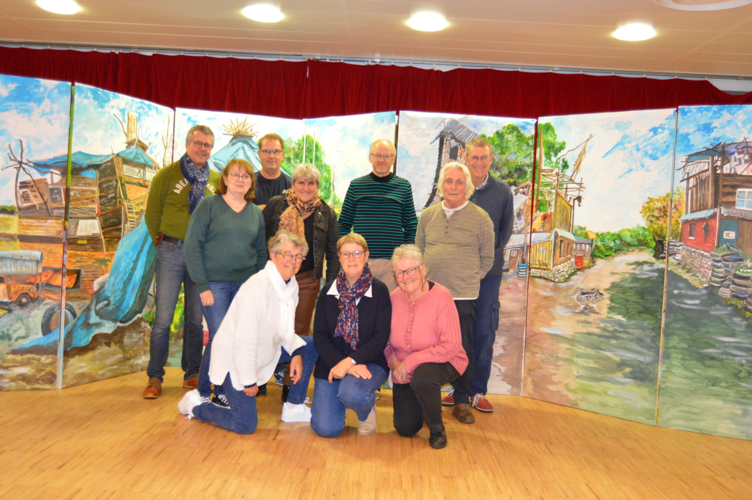 La troupe Entre Scène et mer